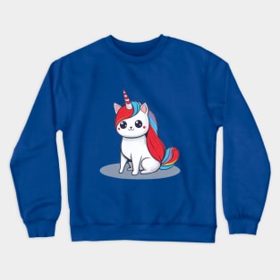 cat unicorn Crewneck Sweatshirt